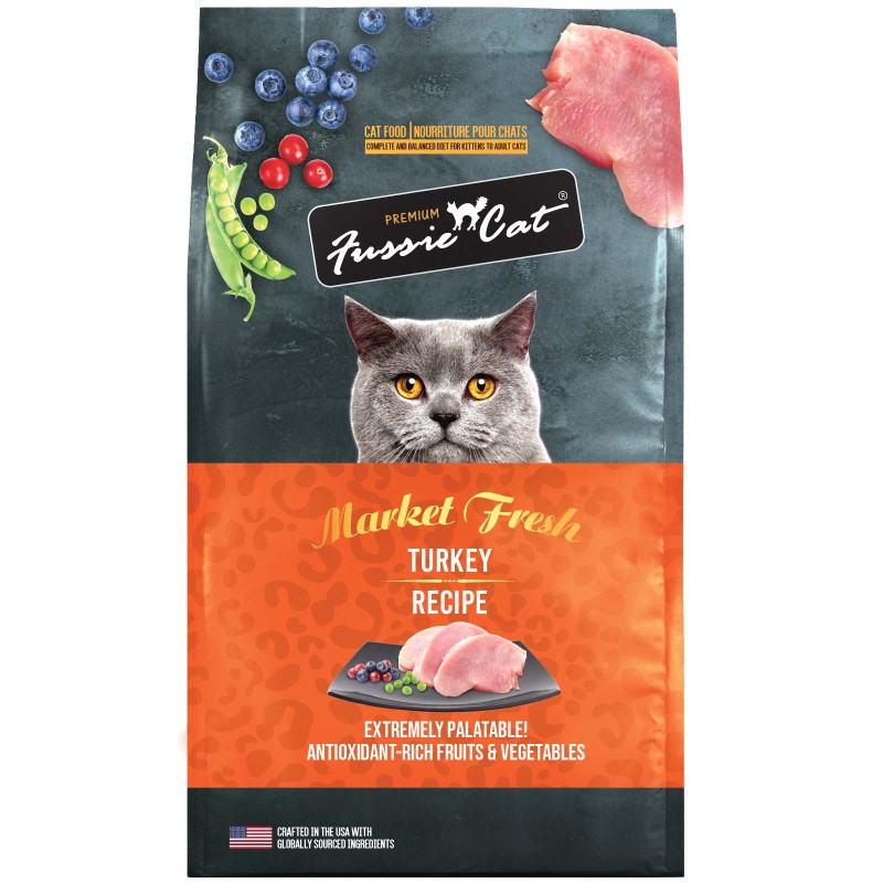 Fussie Cat-Market Fresh Grain Free Turkey Recipe Dry Cat Food