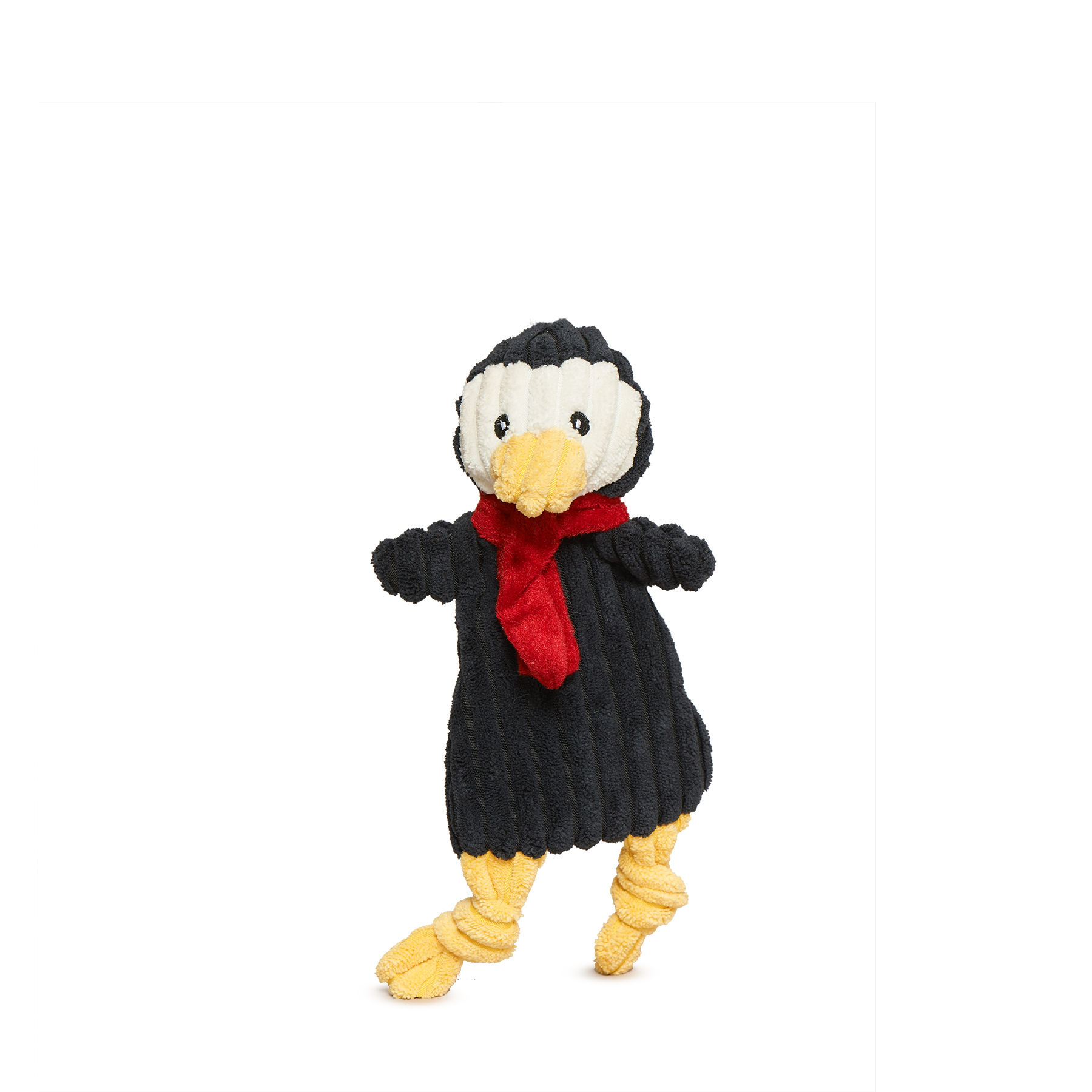 HuggleHounds-HuggleFlatties Holiday Penguin Toy for Dogs
