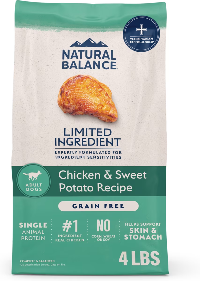Natural Balance-L.I.D. Limited Ingredient Diets Adult Grain Free Sweet Potato & Chicken Dry Dog Food