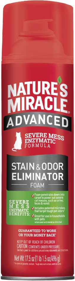 Natures Miracle Adv S&O Foam-17.5 Oz