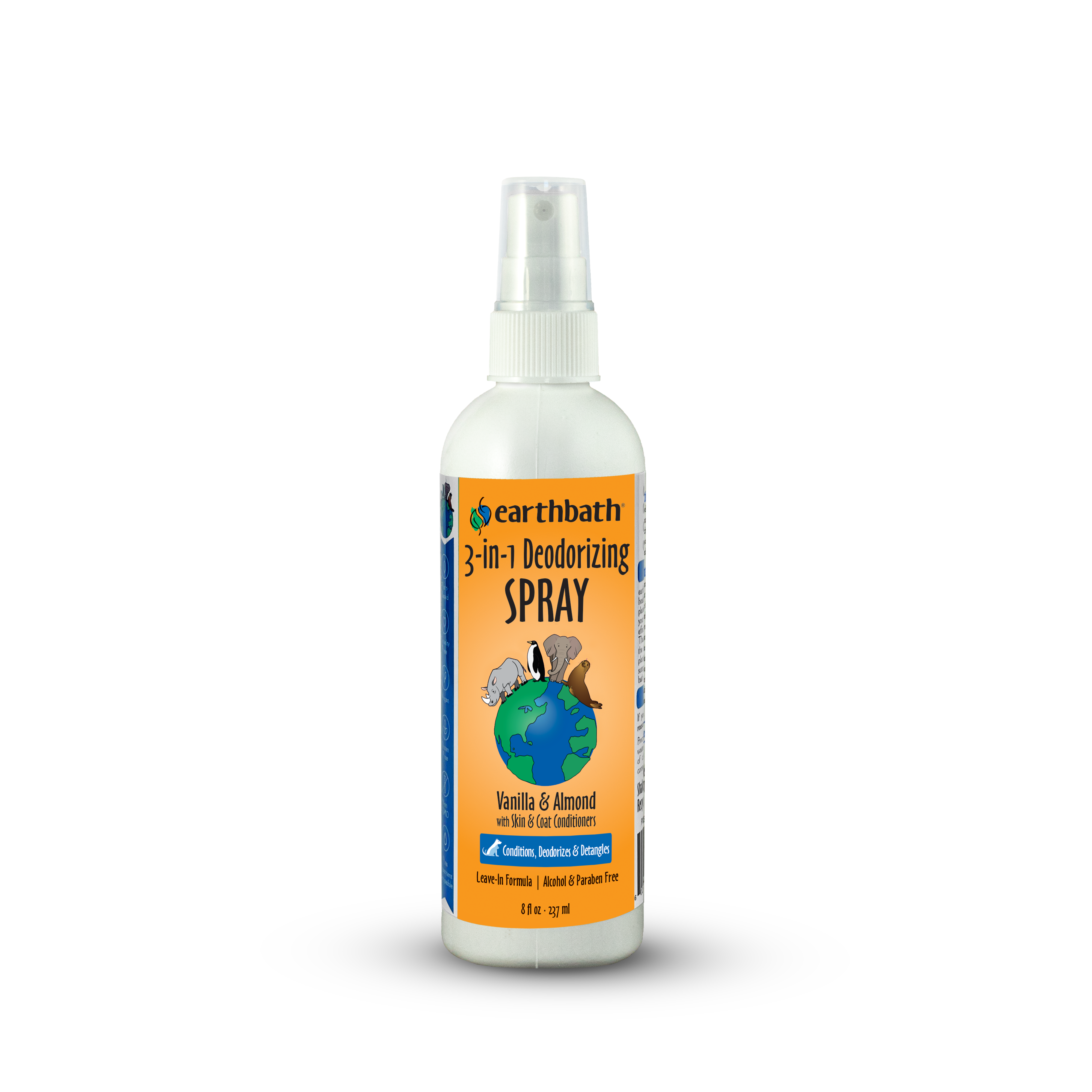 Earthbath-3-in-1 Deodorizing Vanilla and Almond Spritz for Dogs