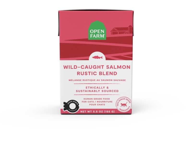 Open Farm-Grain Free Wild Caught Salmon Recipe Rustic Blend Wet Cat Food