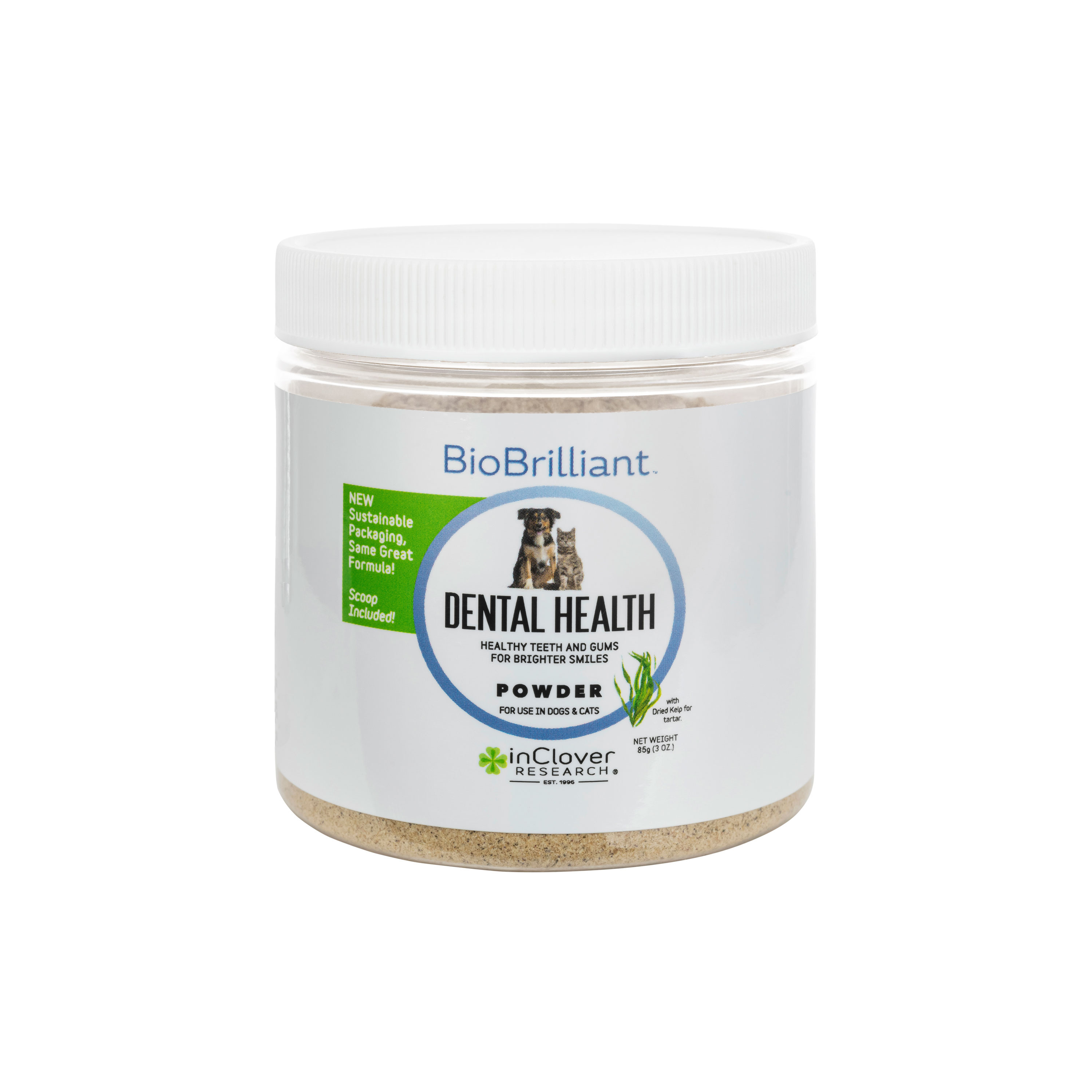 InClover-BioBrilliant Dental Health Powder Supplement for Dogs & Cats