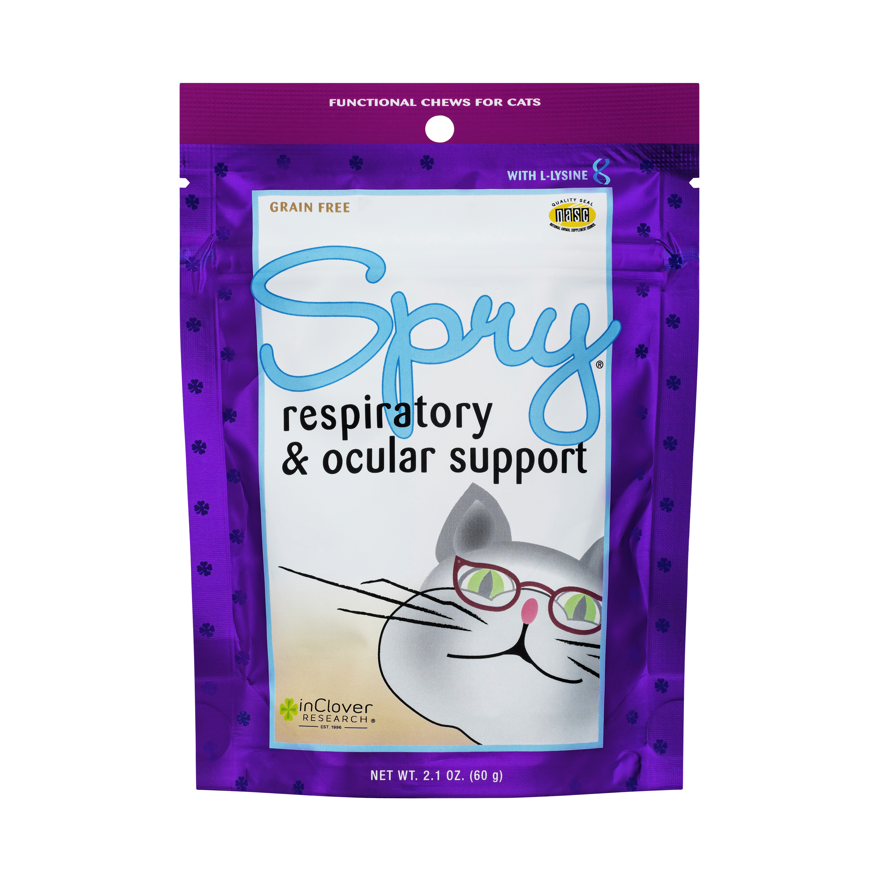 InClover-Spry Respiratory & Ocular Support Soft Chews Supplement for Cats