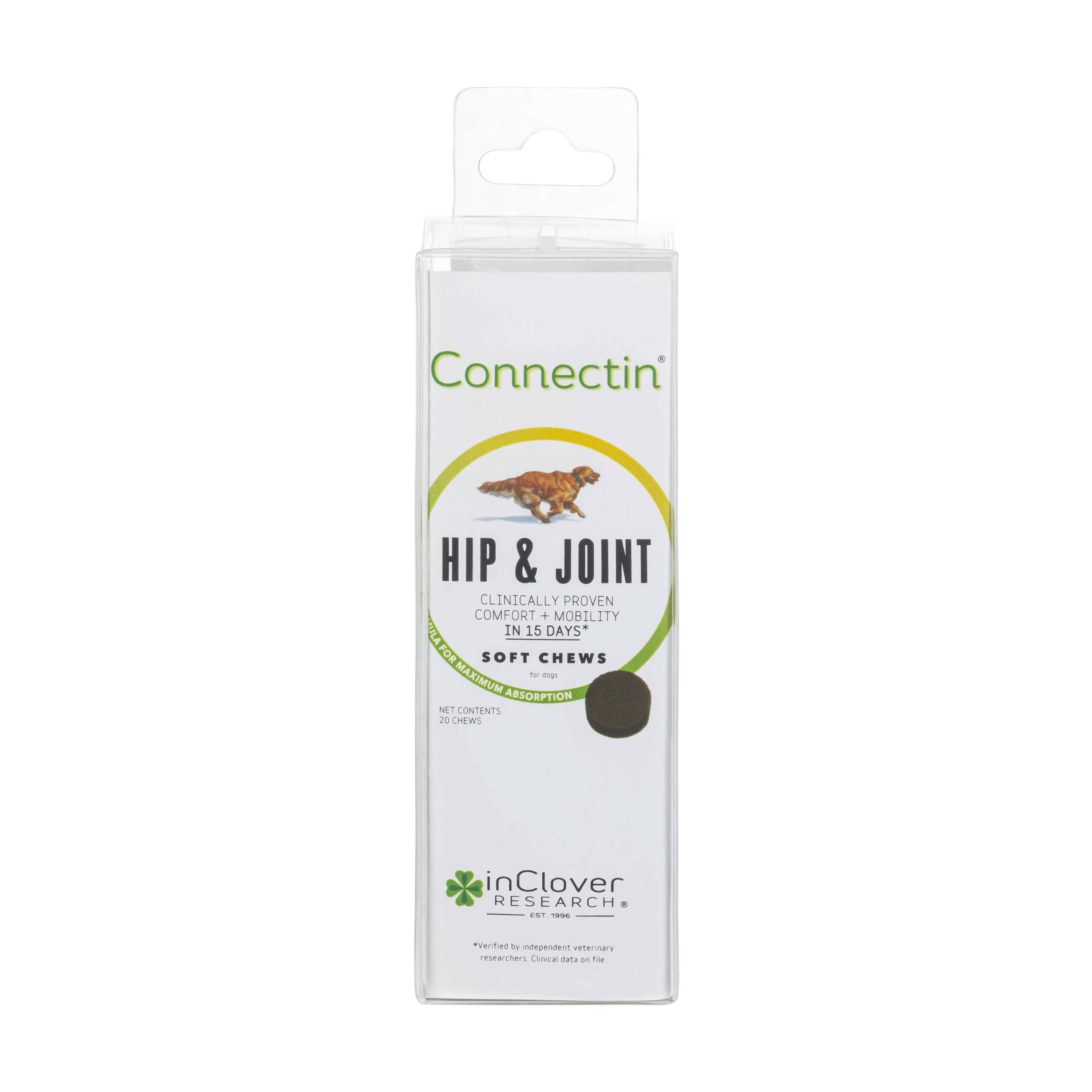 InClover-Connectin Hip & Joint Soft Chews Supplement for Dogs