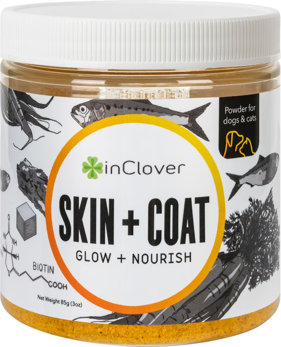 InClover-BioRadiant Skin & Coat Powder Supplement for Dogs & Cats