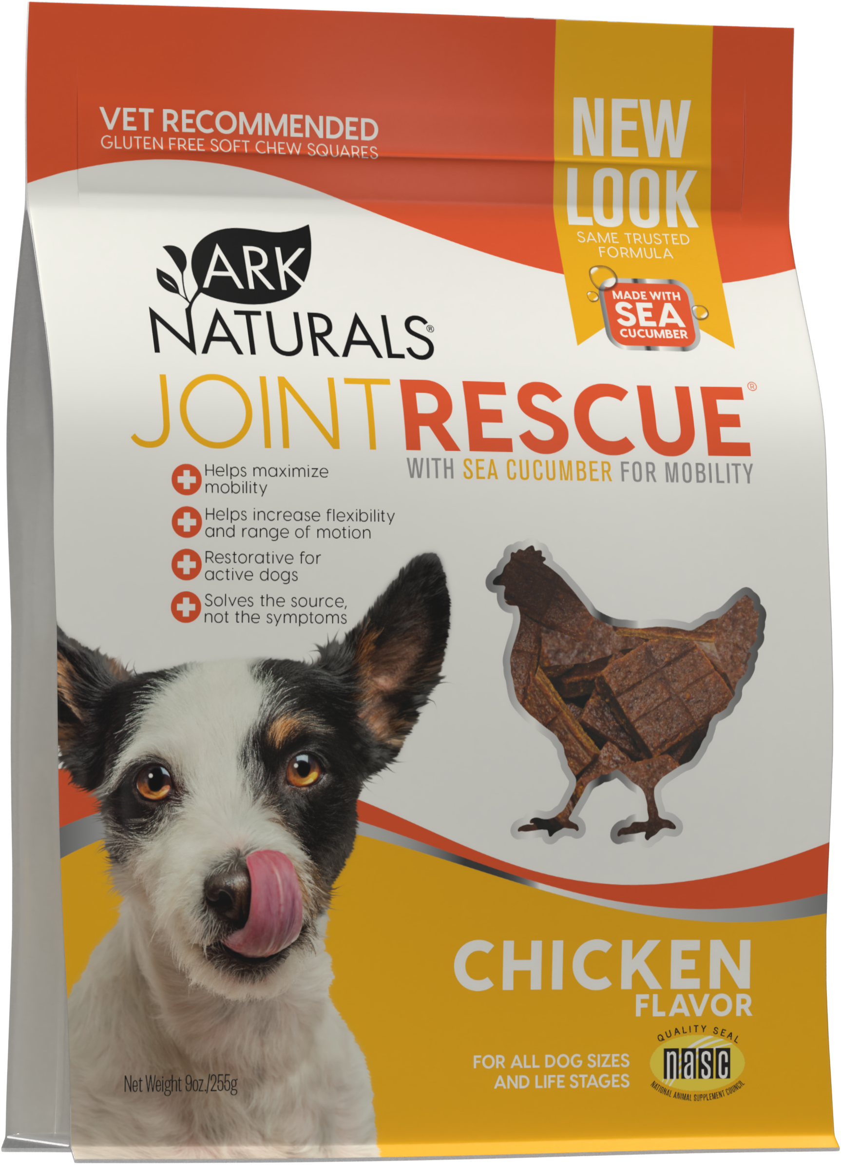 Ark Naturals-Sea Mobility Joint Rescue Chicken Recipe Jerky Treats
