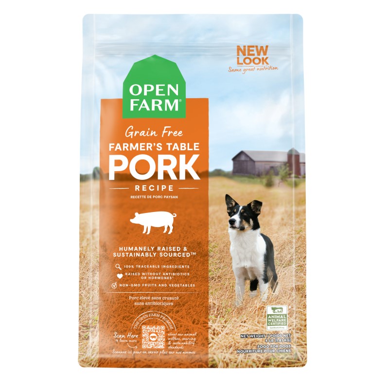 Open Farm-Grain Free Farmer's Table Pork Recipe Dry Dog Food