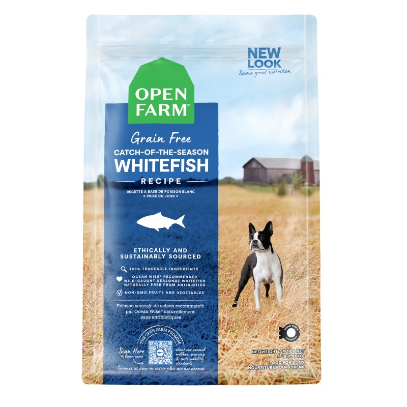 Open Farm-Grain Free Catch of the Season Whitefish and Green Lentil Recipe Dry Dog Food