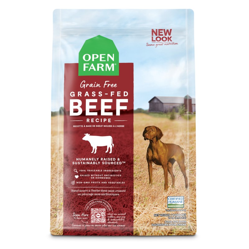Open Farm-Grain-Free Grass-Fed Beef Dry Dog Food
