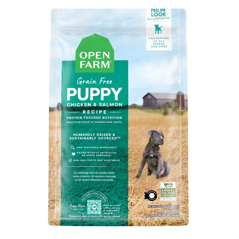 Open Farm-Grain-Free Puppy Chicken & Salmon Recipe Dry Dog Food