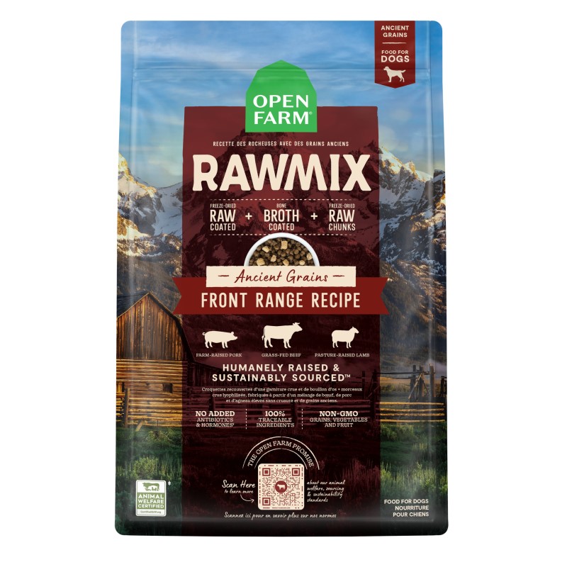Open Farm-Ancient Grains RawMix Front Range Recipe Dog Food