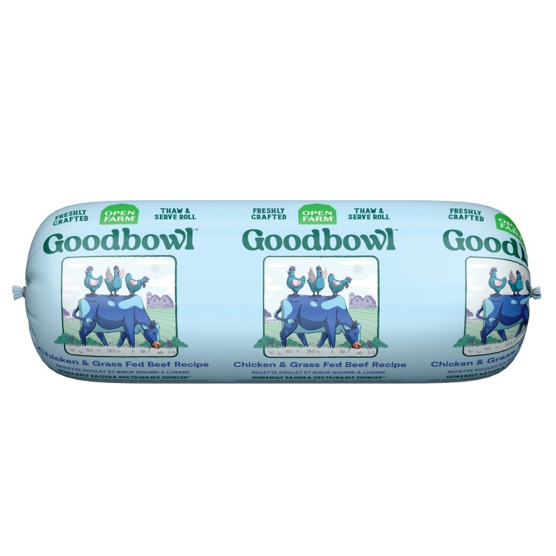 Open Farm-Goodbowl Frozen Harvest Chicken Freshly Crafted Roll for Dogs