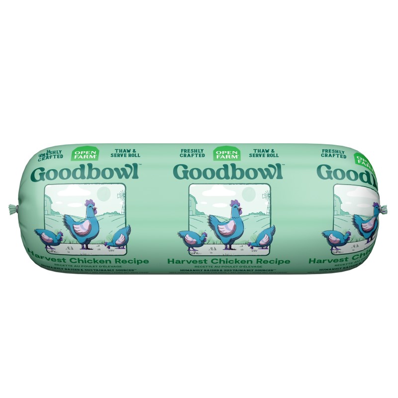 Open Farm-Goodbowl Frozen Chicken & Grass-Fed Beef Freshly Crafted Roll for Dogs