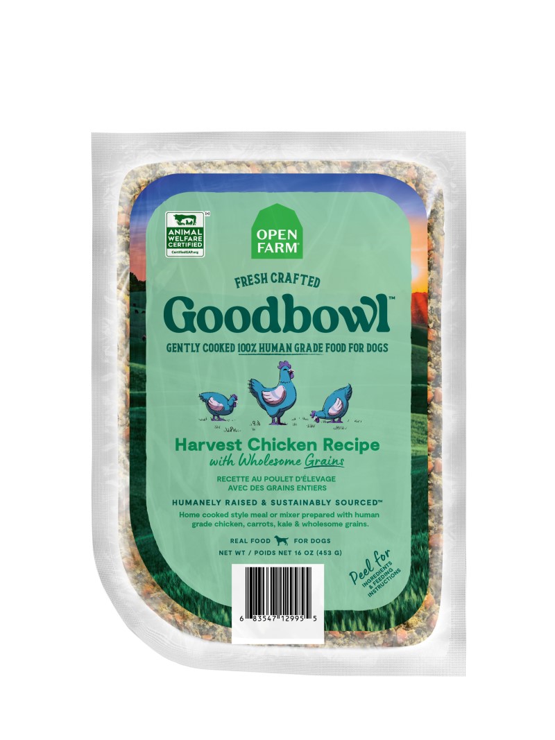 Open Farm-Goodbowl Frozen Harvest Chicken Freshly Crafted Recipe for Dogs