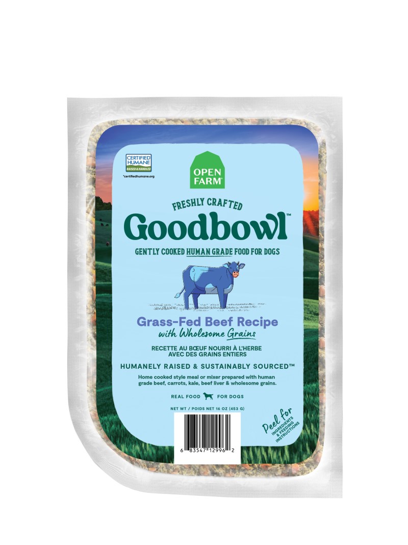 Open Farm-Goodbowl Frozen Grass-Fed Beef Freshly Crafted Recipe for Dogs