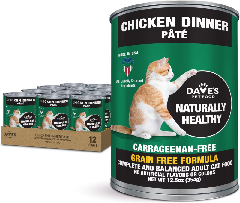 Dave's Pet Food-Naturally Healthy Chicken Formula Canned Cat Food