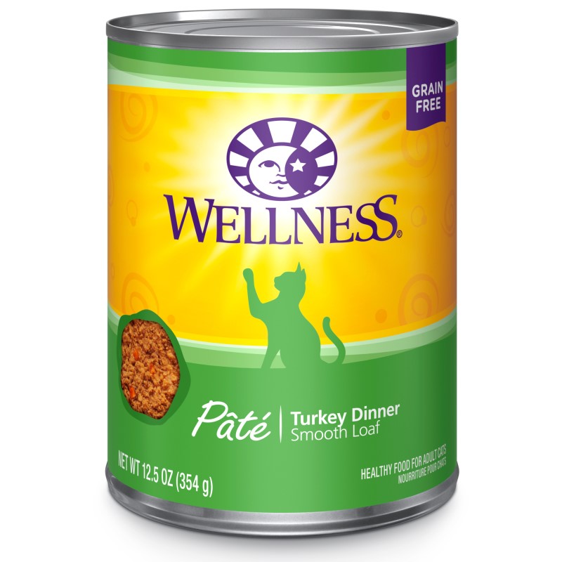 Wellness-Complete Health Natural Grain Free Turkey Pate Wet Canned Cat Food