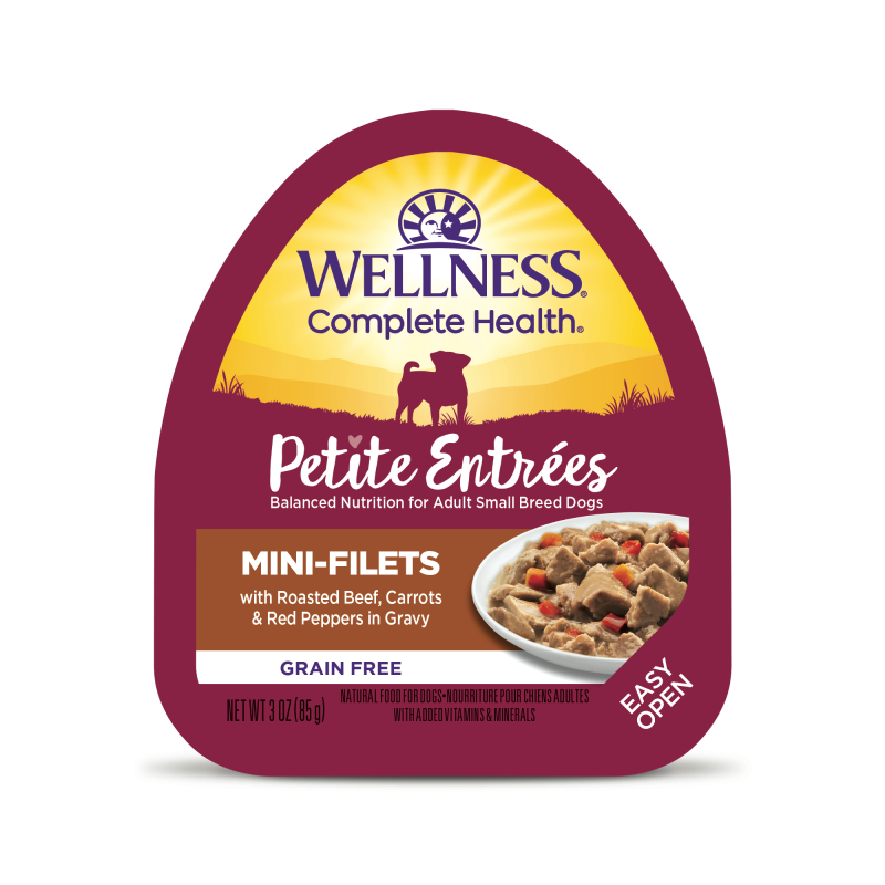 Wellness-Petite Entrees Mini-Filets Grain Free Natural Roasted Beef Recipe Wet Dog Food
