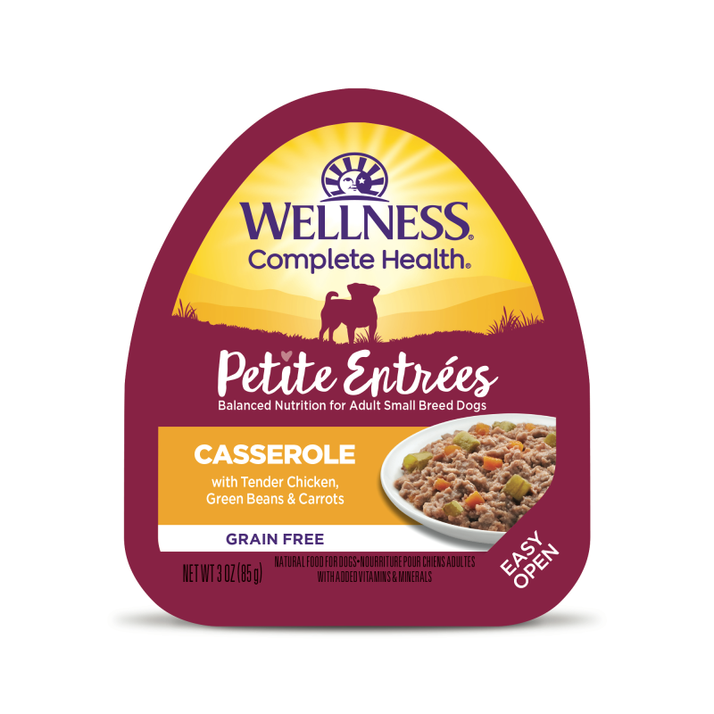 Wellness-Petite Entrees Casserole Grain Free Natural Tender Chicken Recipe Wet Dog Food