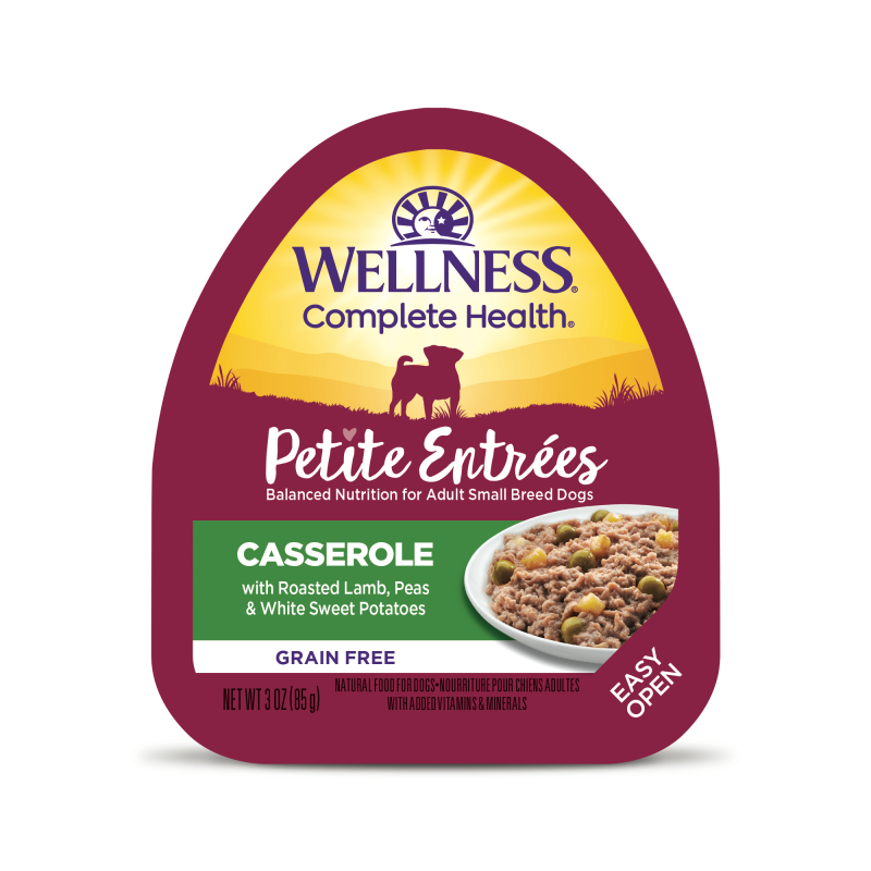 Wellness-Petite Entrees Casserole Grain Free Natural Roasted Lamb Recipe Wet Dog Food