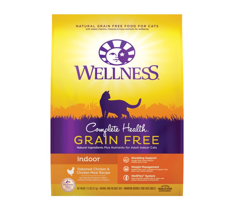 Wellness-Complete Health Grain Free Indoor Chicken & Chicken Meal Recipe