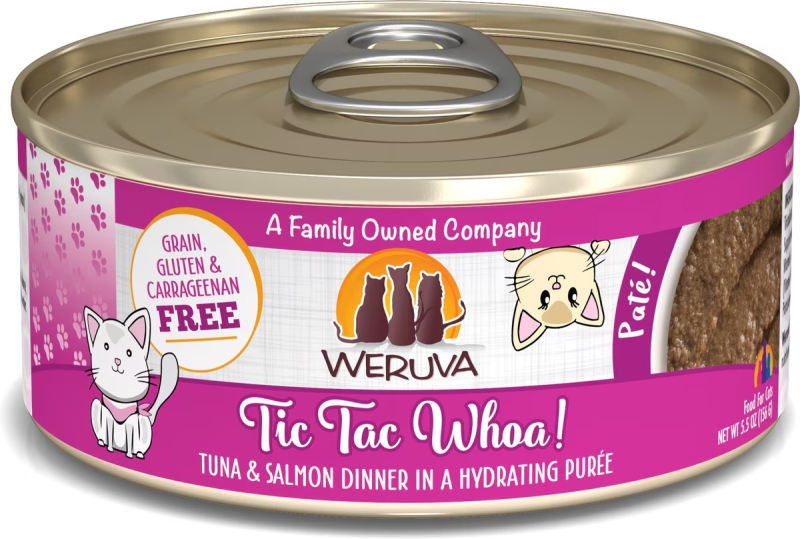Weruva-Classic Cat Pate Tic Tac Whoa! With Tuna & Salmon Canned Cat Food