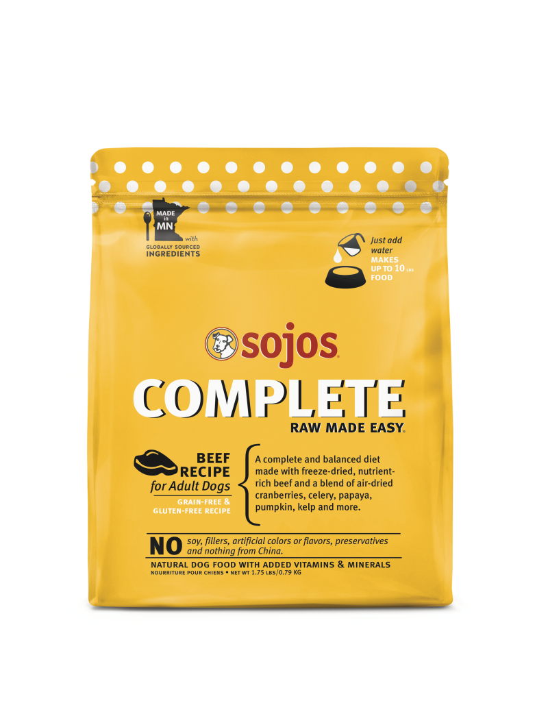 Sojos-Complete Beef Recipe Adult Grain-Free Freeze-Dried Raw Dog Food