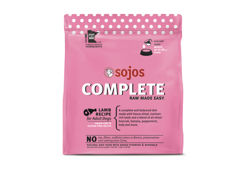 Sojos-Complete Lamb Recipe Adult Grain-Free Freeze-Dried Dehydrated Dog Food