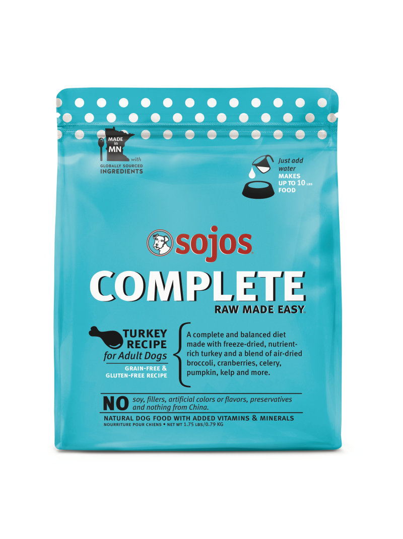 Sojos-Complete Turkey Recipe Adult Grain-Free Freeze-Dried Raw Dog Food