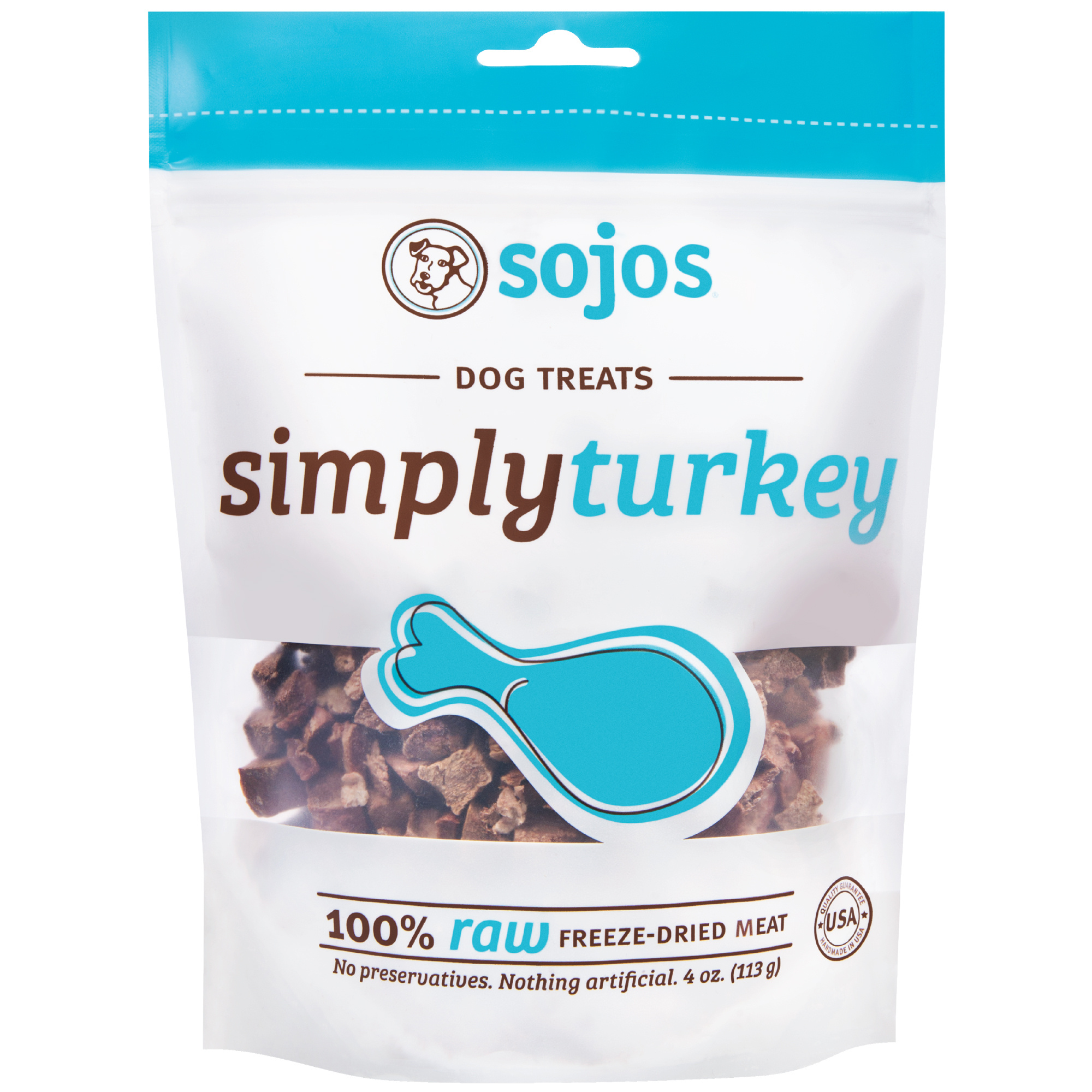 Sojos-Simply Turkey Freeze Dried Dog Treats