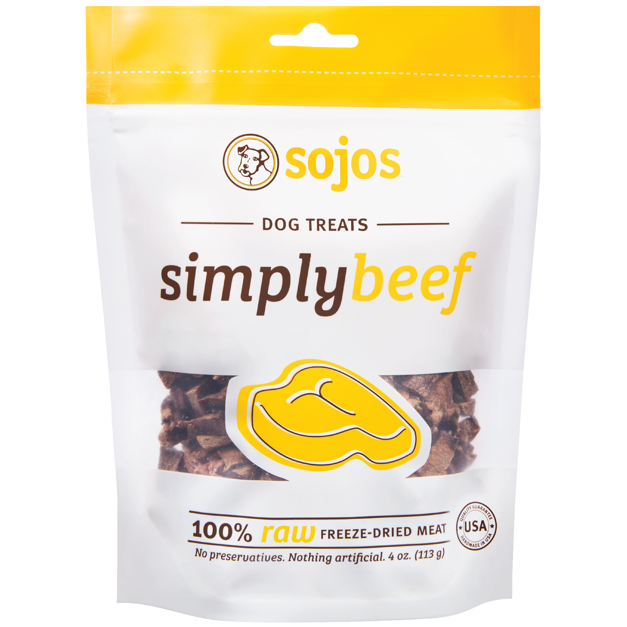 Sojos-Simply Beef Freeze Dried Dog Treats