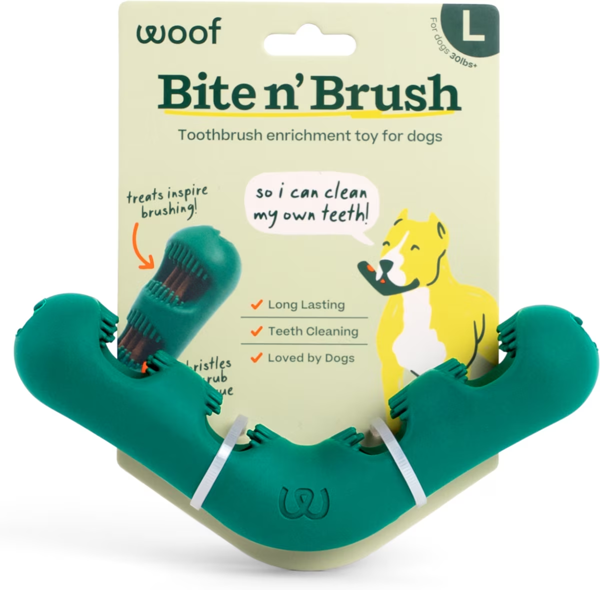 Woof Bite N Brush Toy-Lg