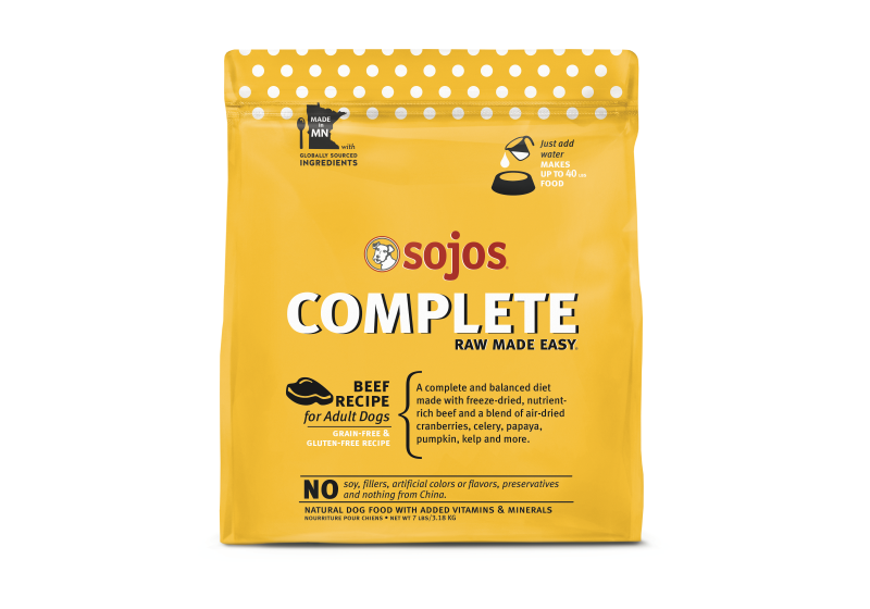 Sojos-Complete Beef Recipe Adult Grain-Free Freeze-Dried Raw Dog Food