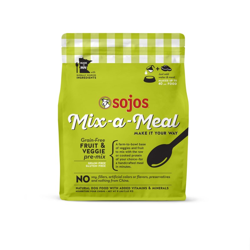 Sojos-Mix-A-Meal Fruit & Veggie Pre-Mix Grain-Free Dog Food