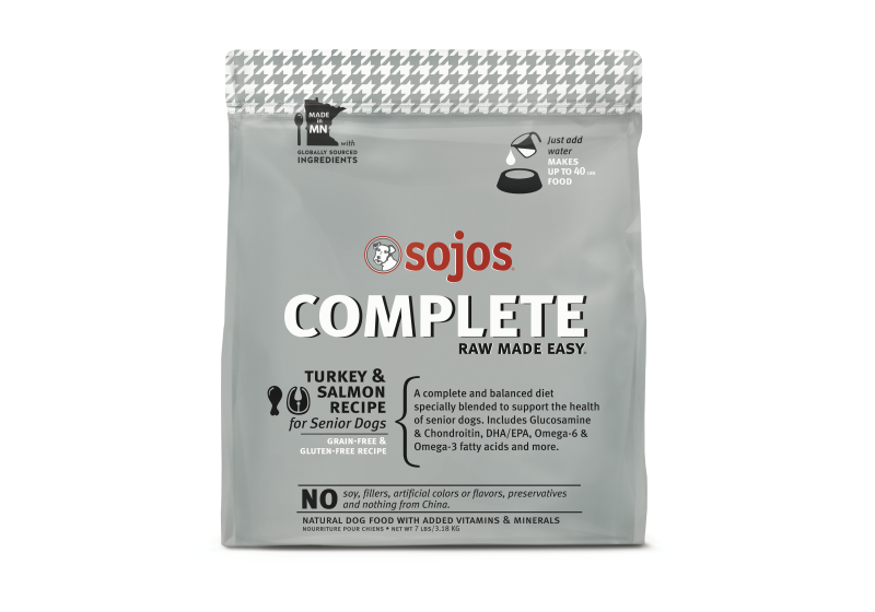 Sojos-Complete Turkey & Salmon Recipe Senior Grain-Free Freeze-Dried Raw Dog Food