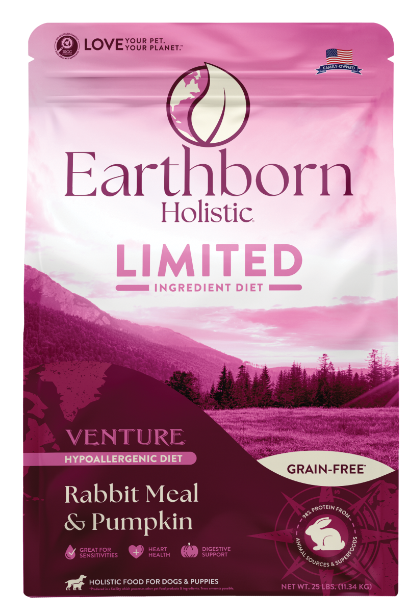 Earthborn Holistic-Venture Grain Free Rabbit Meal and Pumpkin Dry Dog Food