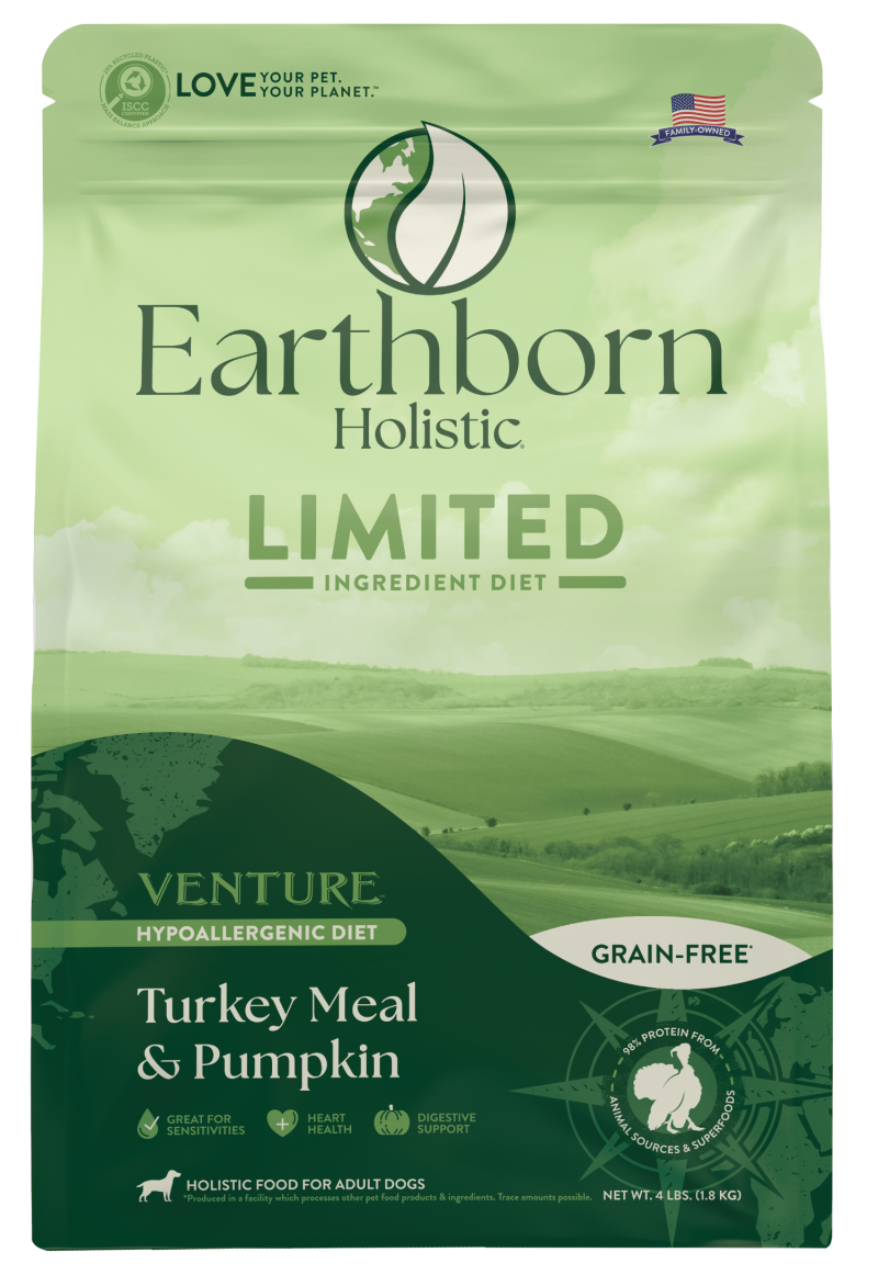 Earthborn Holistic-Venture Grain Free Turkey Meal and Butternut Squash Dry Dog Food