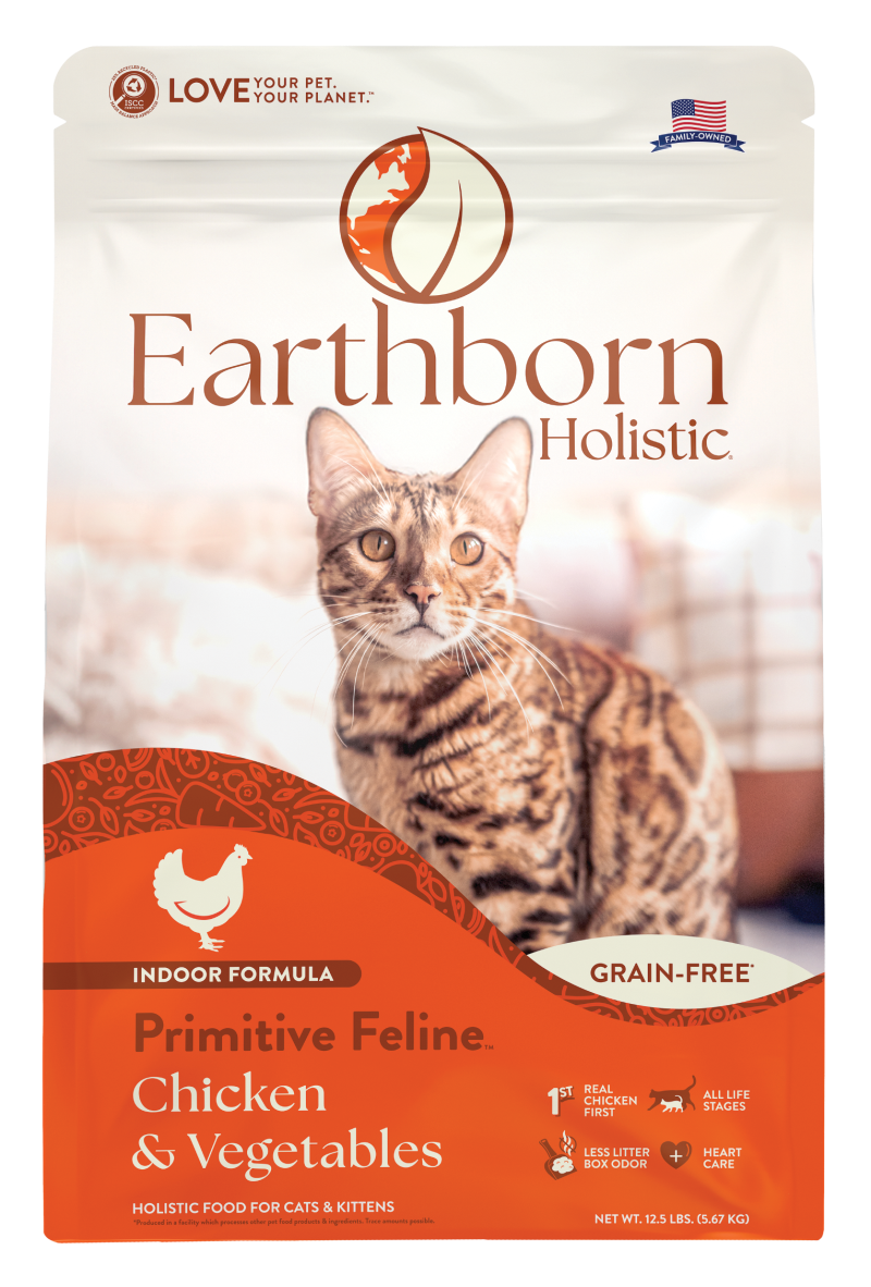Earthborn Holistic-Primitive Feline Grain Free Chicken & Vegetables Natural Cat Food