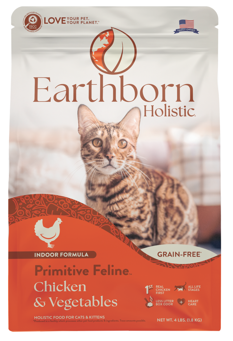 Earthborn Holistic-Primitive Feline Grain Free Chicken & Vegetables Natural Cat Food