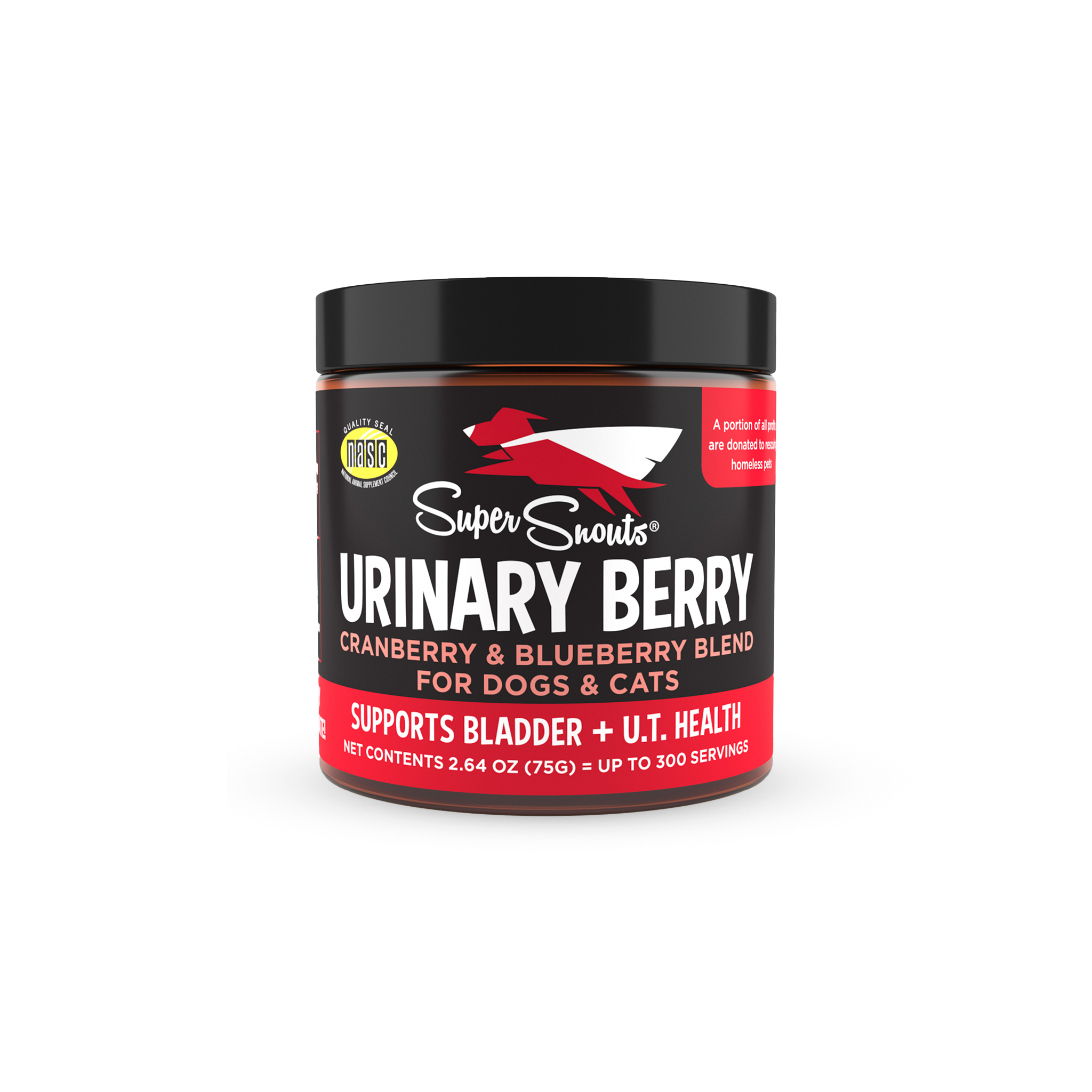Super Snouts-Urinary Berry Powder Supplement for Dogs and Cats