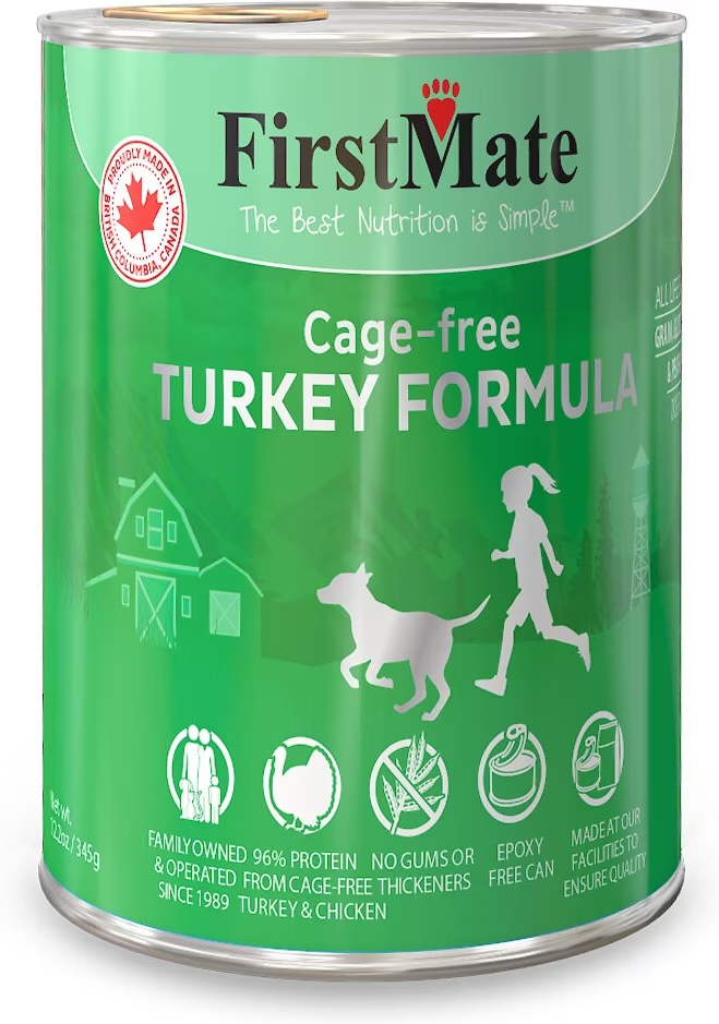 FirstMate-Turkey Formula Limited Ingredient Grain Free Canned Dog Food
