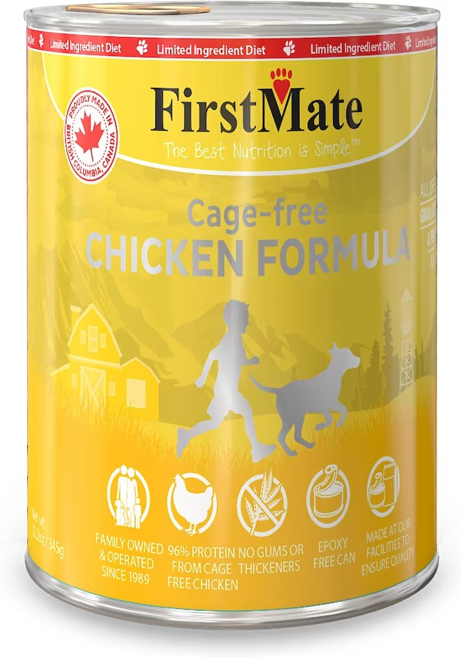 FirstMate-Chicken Formula Limited Ingredient Grain Free Canned Dog Food