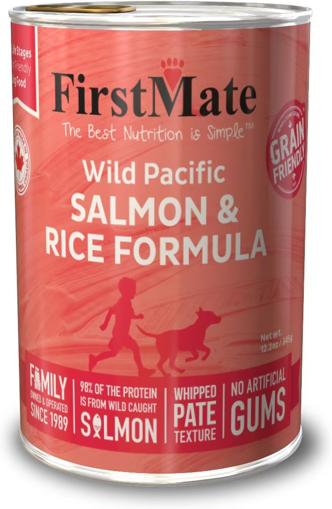 FirstMate-Wild Pacific Salmon & Rice Formula Canned Dog Food