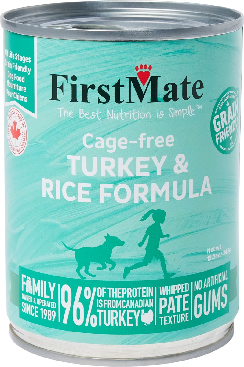 FirstMate-Cage-free Turkey & Rice Formula Canned Dog Food