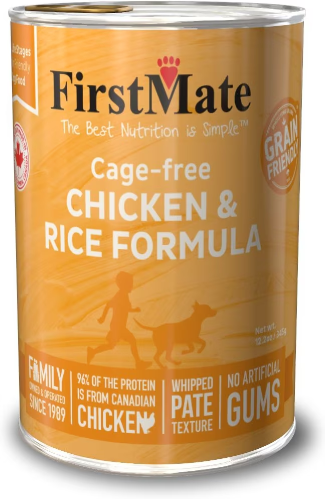 FirstMate-Cage-free Chicken & Rice Formula Canned Dog Food