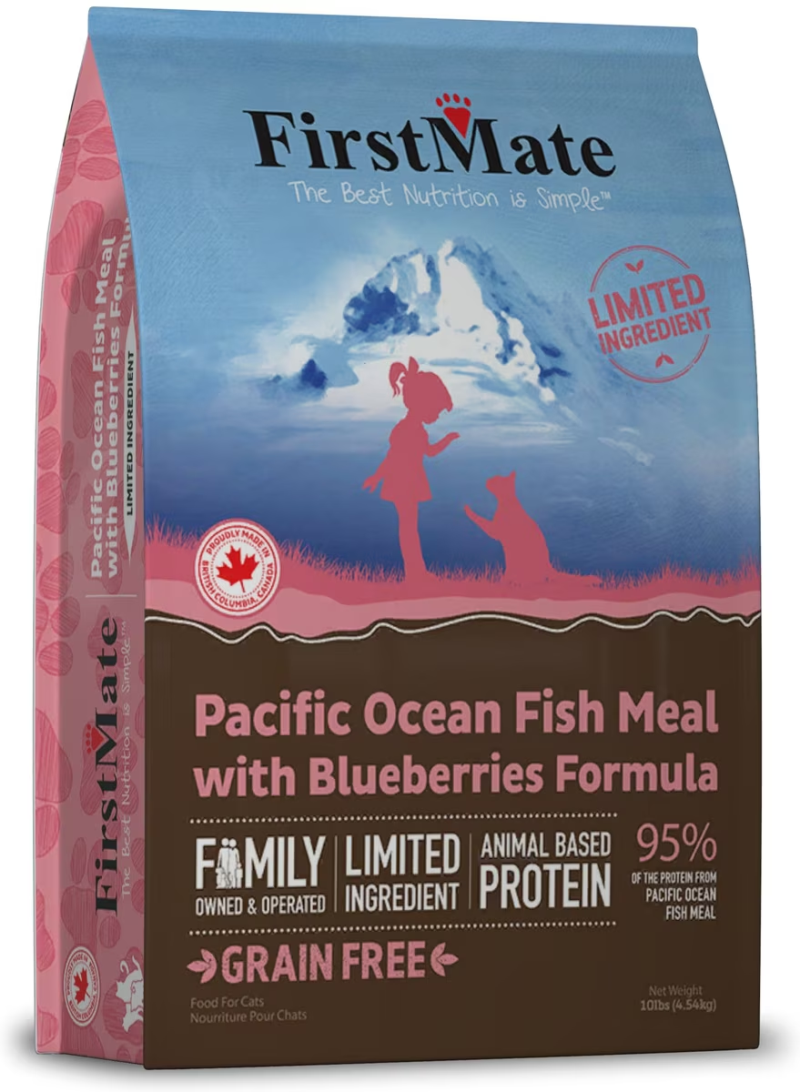 FirstMate-Pacific Ocean Fish Meal with Blueberries Formula for Cats