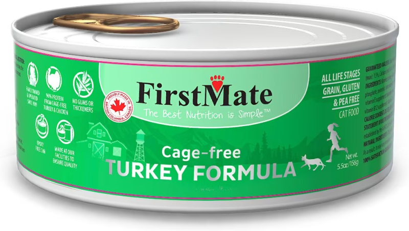 FirstMate-Limited Ingredient Cage-Free Turkey Formula Canned Cat Food