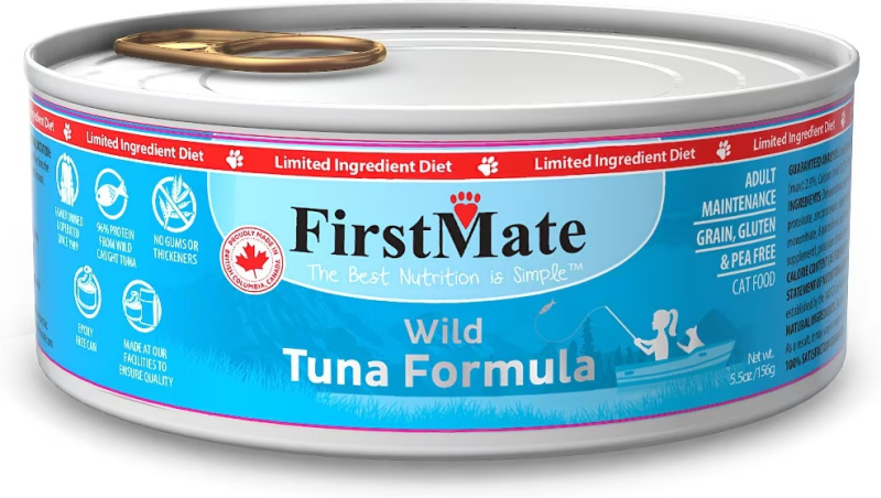 FirstMate-Limited Ingredient Wild Tuna Formula Canned Cat Food