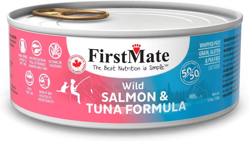 FirstMate-Wild Salmon & Wild Tuna 50/50 Formula for Cats